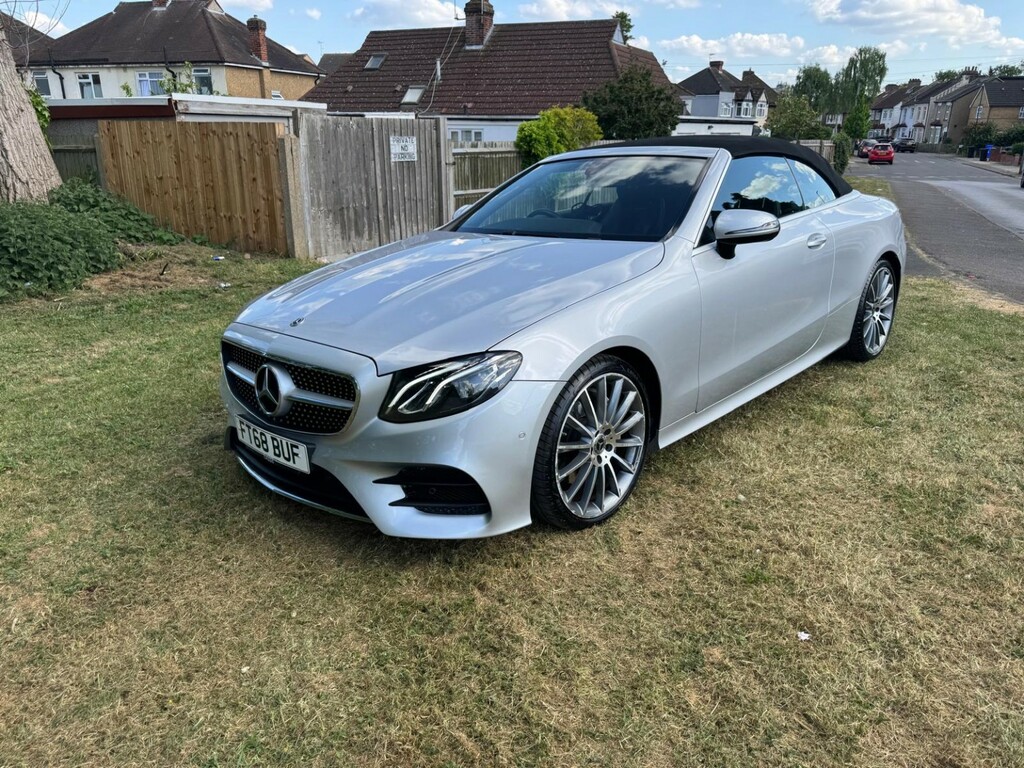 Mercedes-Benz E Class Convertible 2.0 E220d Amg Line 201868 FT68BUF Silver #5