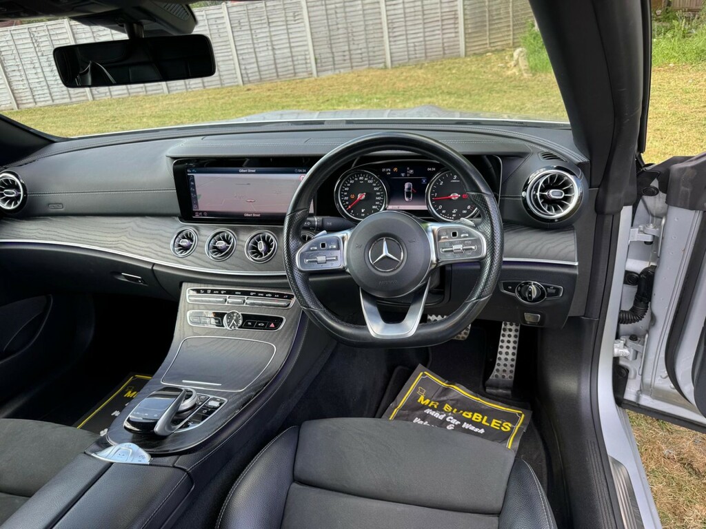 Mercedes-Benz E Class Convertible 2.0 E220d Amg Line 201868 FT68BUF Silver #4