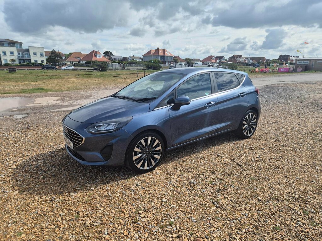 Ford Fiesta Titanium X Mhev Mild Hybrid Pe NA23DKL Blue #4