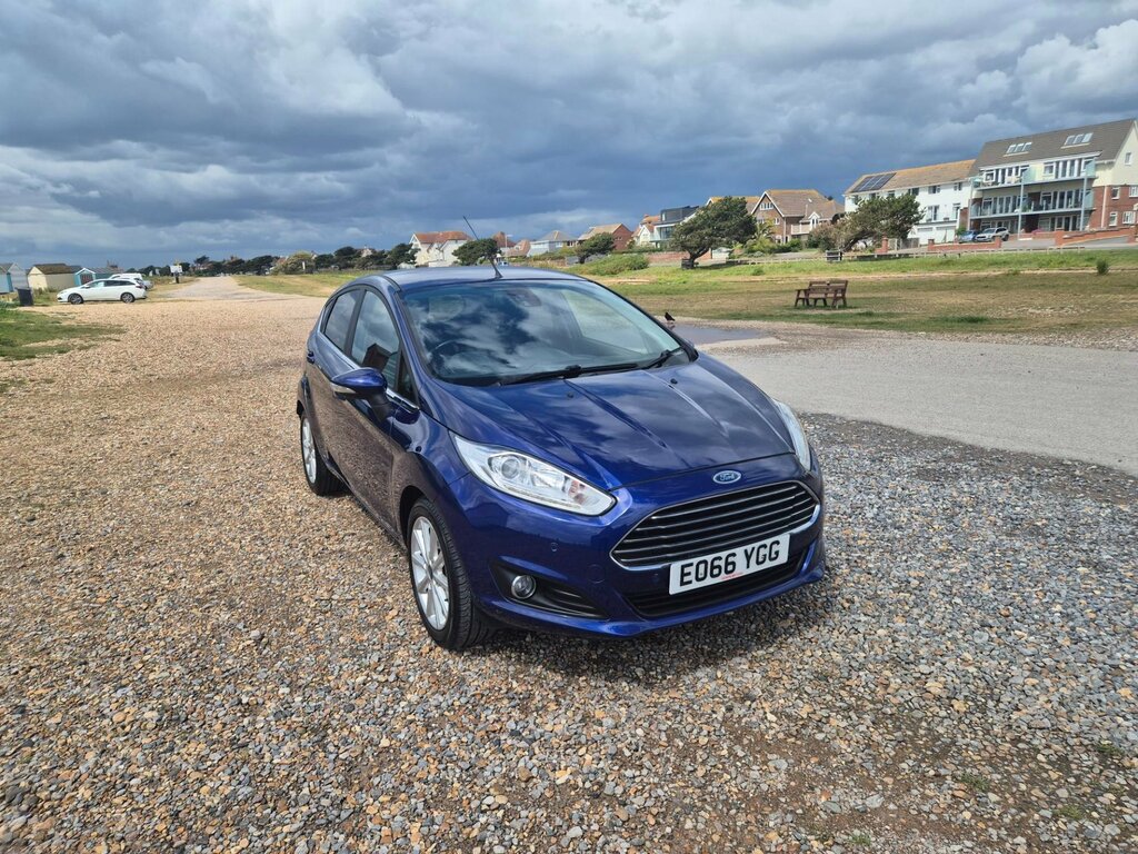 Ford Fiesta Titanium Automatic 5dr Petrol EO66YGG Blue #3