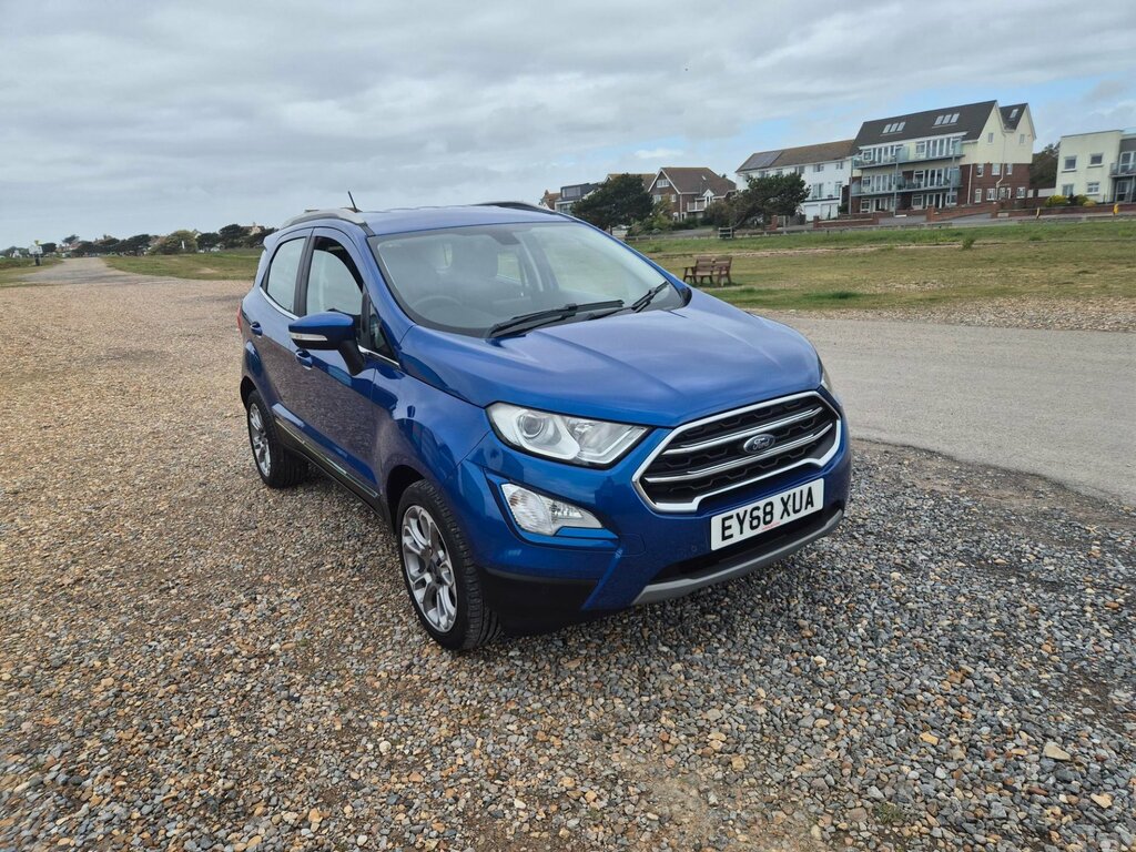 Ford Ecosport Titanium Automatic 5dr Petrol EY68XUA Blue #3