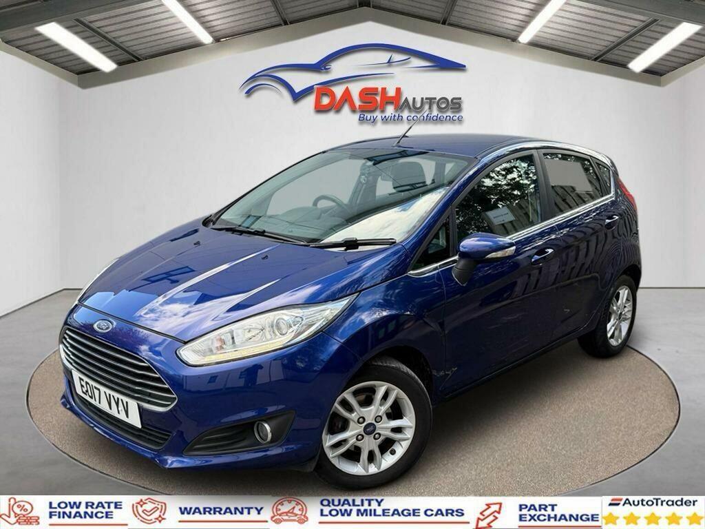Ford Fiesta 1.0T Ecoboost Zetec Powershift Euro 6 201717 EO17VYV Blue #5