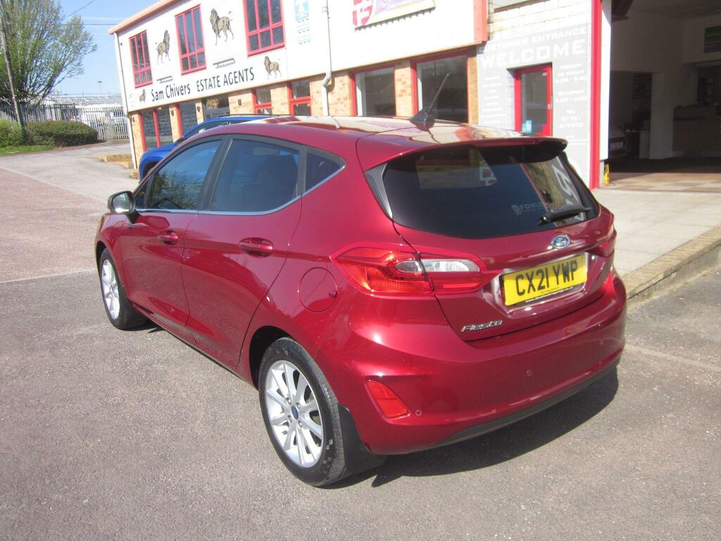 Ford Fiesta 1.0T Ecoboost Titanium Euro 6 Ss 202121 CX21YWP Red #6