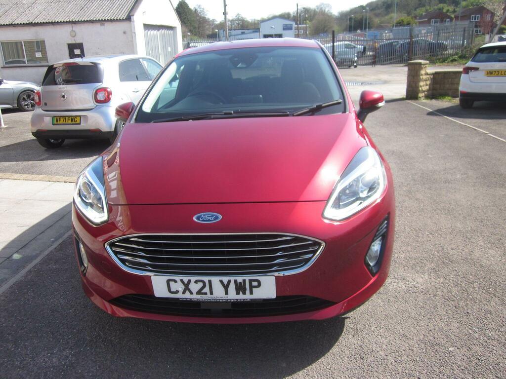 Ford Fiesta 1.0T Ecoboost Titanium Euro 6 Ss 202121 CX21YWP Red #4