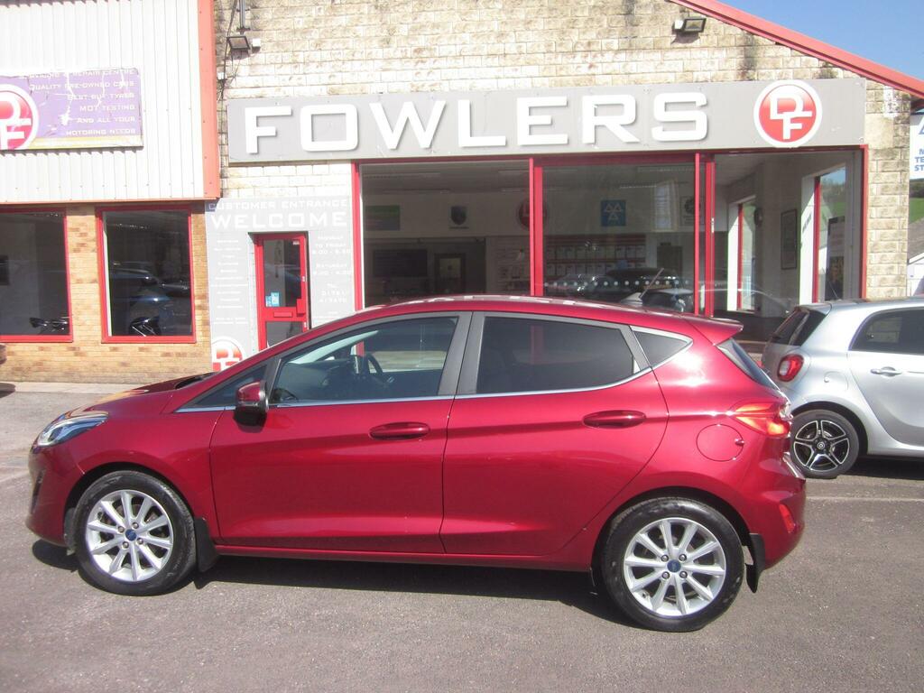 Ford Fiesta 1.0T Ecoboost Titanium Euro 6 Ss 202121 CX21YWP Red #2
