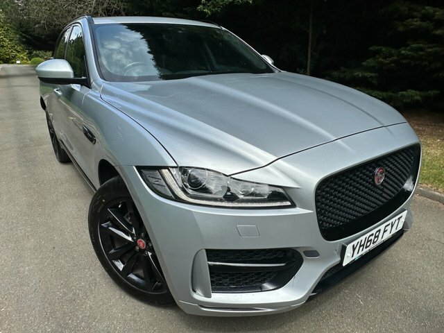 Jaguar F-Pace 2018 2.0 D180 R-sport Suv Awd Euro YH68FYT Silver #6