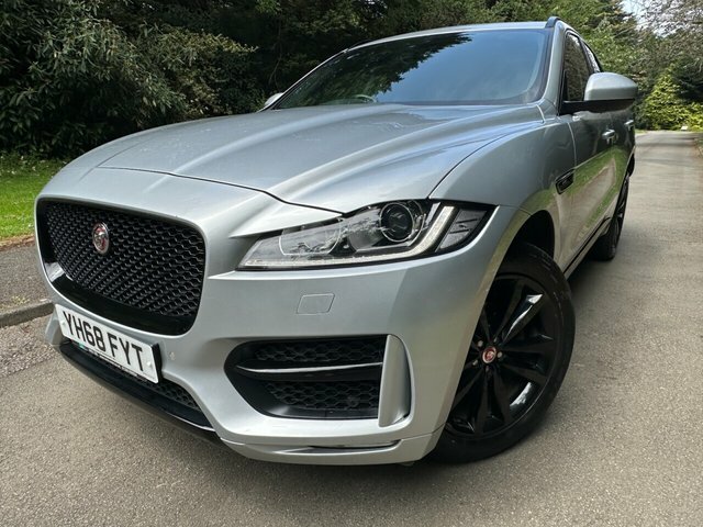 Jaguar F-Pace 2018 2.0 D180 R-sport Suv Awd Euro YH68FYT Silver #2