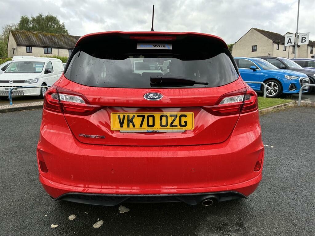 Ford Fiesta 1.0T Ecoboost St-line Edition Euro 6 Ss VK70OZG Red #5