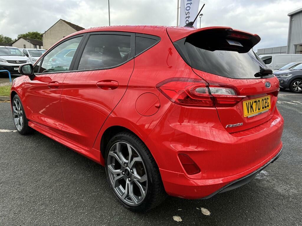 Ford Fiesta 1.0T Ecoboost St-line Edition Euro 6 Ss VK70OZG Red #4
