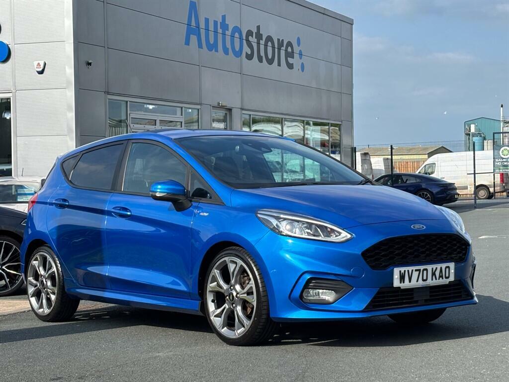 Ford Fiesta 1.0T Ecoboost St-line X Edition Euro 6 Ss WV70KAO Blue #3