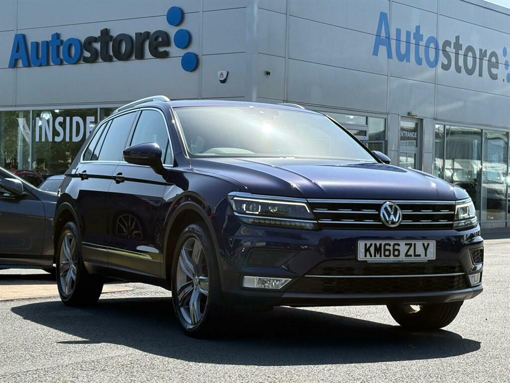 Volkswagen Tiguan 2.0 Tdi Bluemotion Tech Sel Dsg 4Motion Euro 6 S KM66ZLY Blue #3