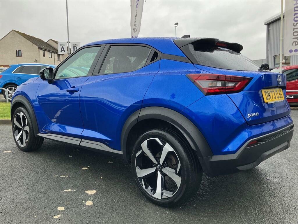 Nissan Juke 1.0 Dig-t Tekna Euro 6 Ss DN73OJG Blue #4