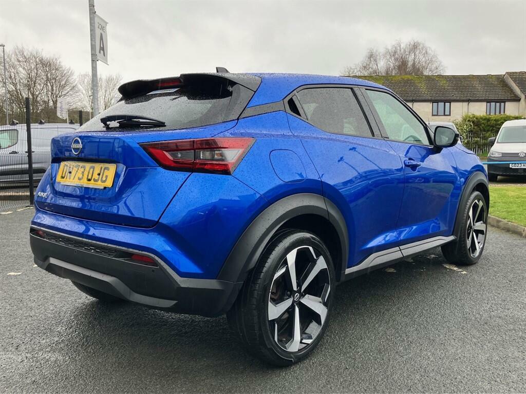Nissan Juke 1.0 Dig-t Tekna Euro 6 Ss DN73OJG Blue #6