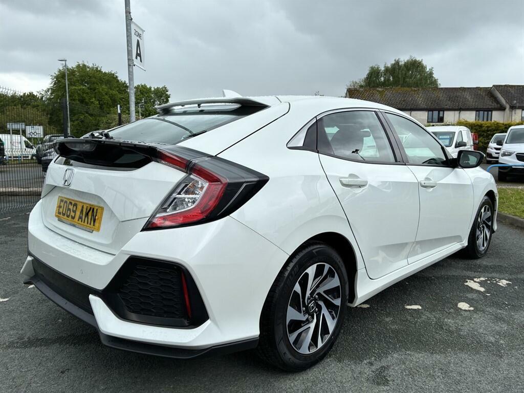 Honda Civic 1.0 Vtec Turbo Se Euro 6 Ss E069AKN White #6