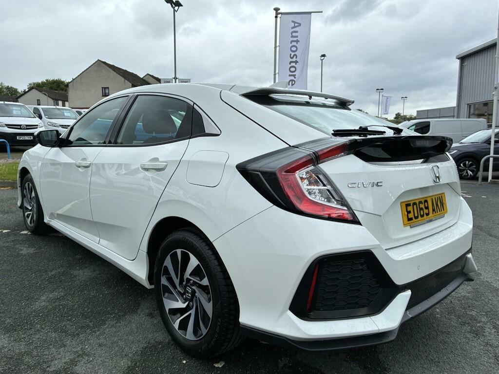 Honda Civic 1.0 Vtec Turbo Se Euro 6 Ss E069AKN White #4