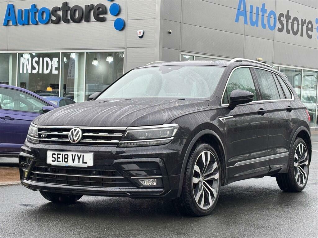 Volkswagen Tiguan 2.0 Tdi R-line Euro 6 Ss Black