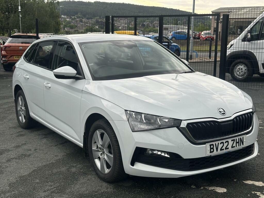 Skoda Scala 1.0 Tsi Se Dsg Euro 6 Ss BV22ZHN White #4