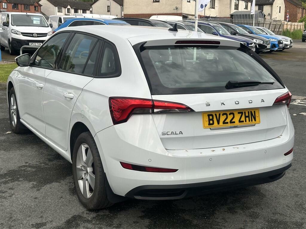 Skoda Scala 1.0 Tsi Se Dsg Euro 6 Ss BV22ZHN White #6
