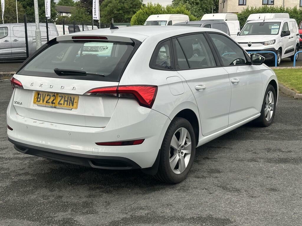 Skoda Scala 1.0 Tsi Se Dsg Euro 6 Ss BV22ZHN White #5