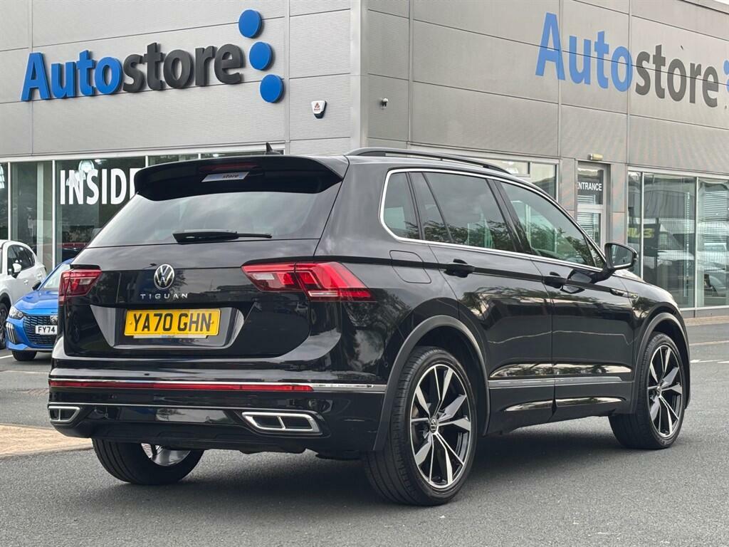 Volkswagen Tiguan 1.5 Tsi R-line Dsg Euro 6 Ss YA70GHN Black #5