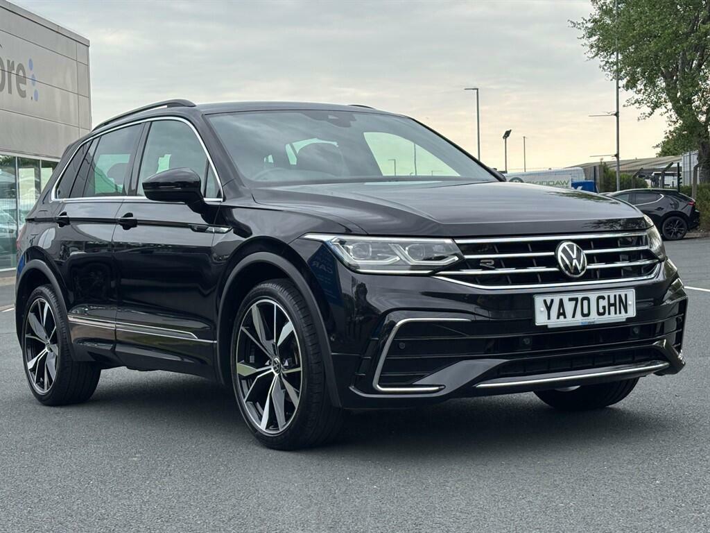 Volkswagen Tiguan 1.5 Tsi R-line Dsg Euro 6 Ss YA70GHN Black #3