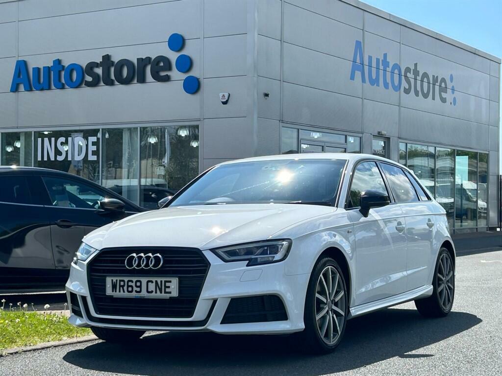 Audi A3 1.0 Tfsi 30 Black Edition Sportback Euro 6 Ss 5 White