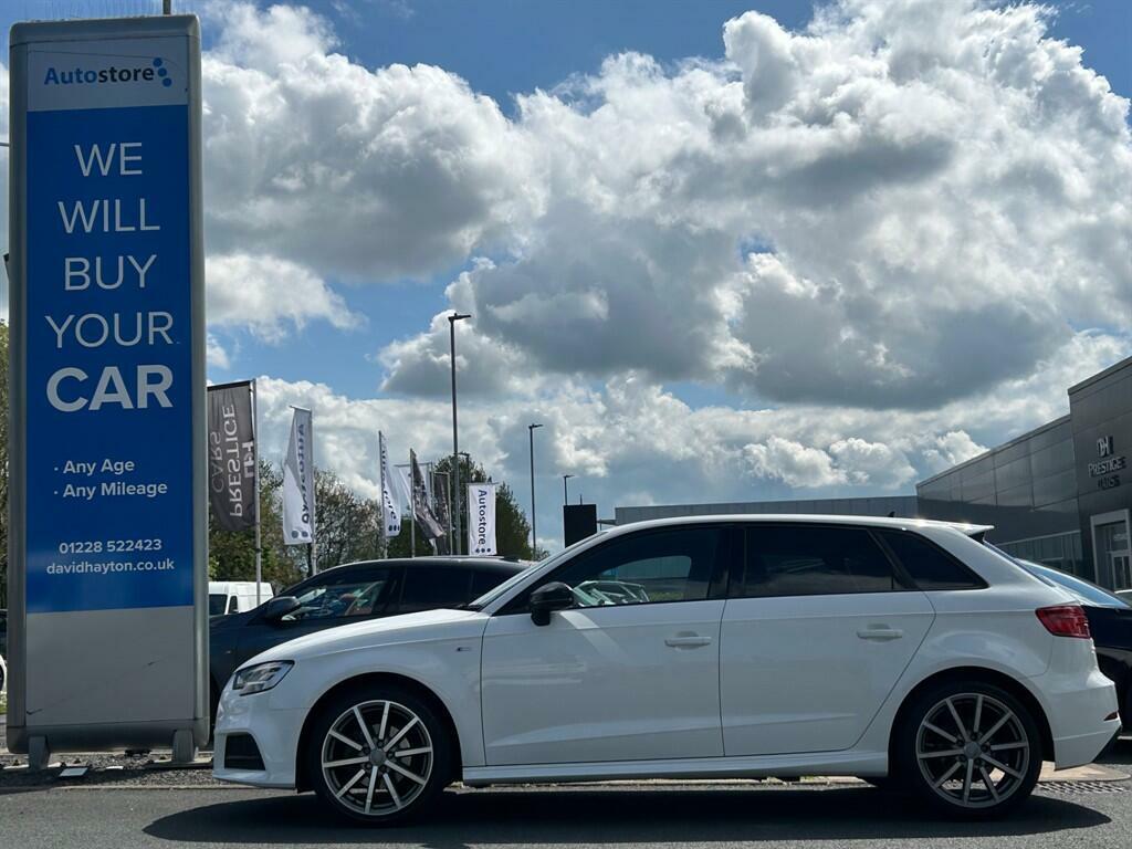 Audi A3 1.0 Tfsi 30 Black Edition Sportback Euro 6 Ss 5 WR69CNE White #5
