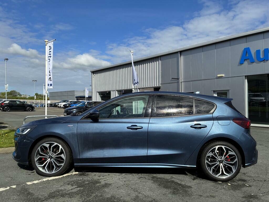 Ford Focus 1.0T Ecoboost Mhev St-line X Edition Euro 6 Ss WM23MKG Blue #3