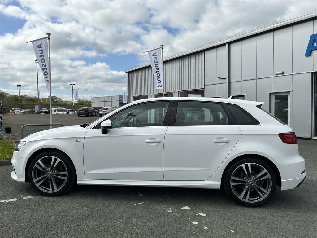 Audi A3 2.0 Tdi S Line Sportback S Tronic 6Spd Euro 6 HW66LNK White #3