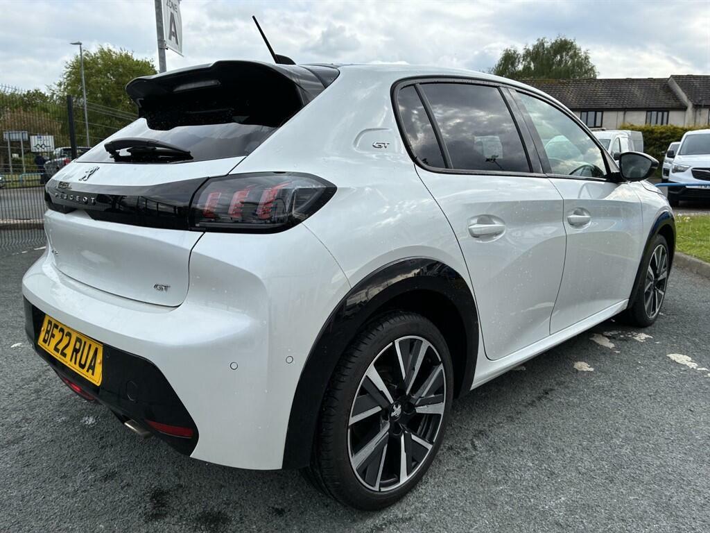Peugeot 208 1.2 Puretech Gt Eat Euro 6 Ss BF22RUA White #6