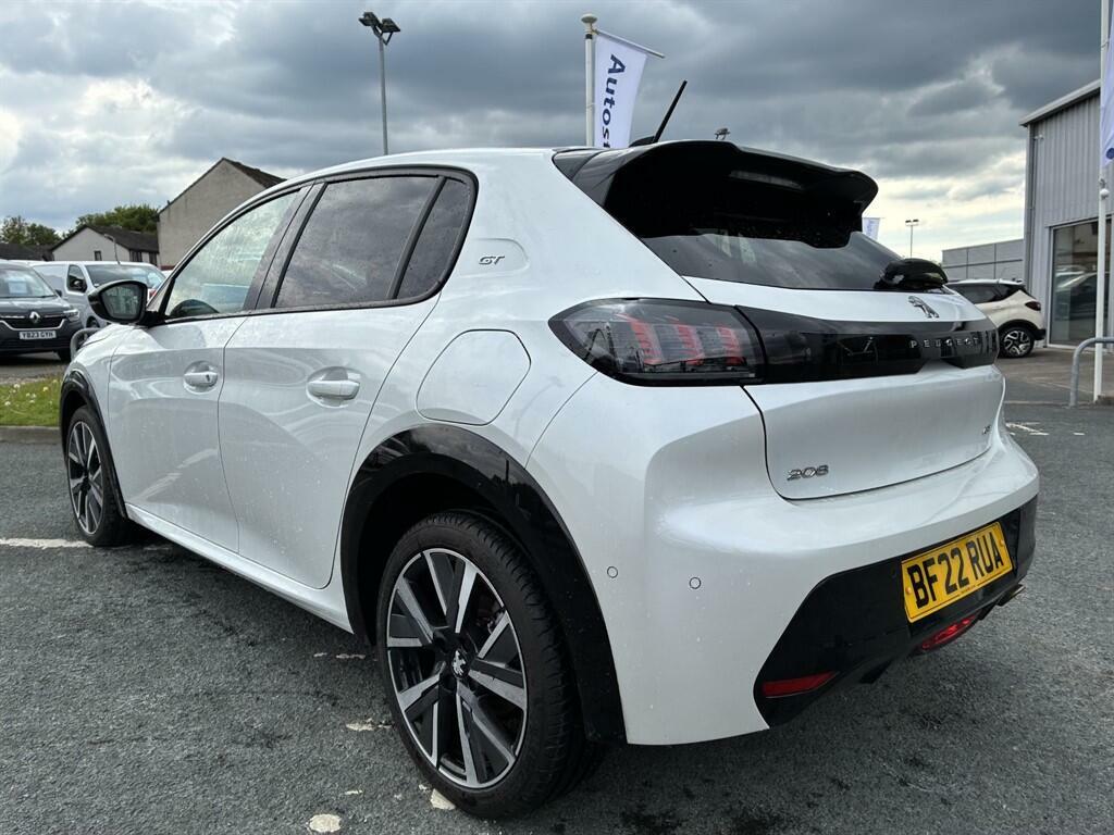 Peugeot 208 1.2 Puretech Gt Eat Euro 6 Ss BF22RUA White #4