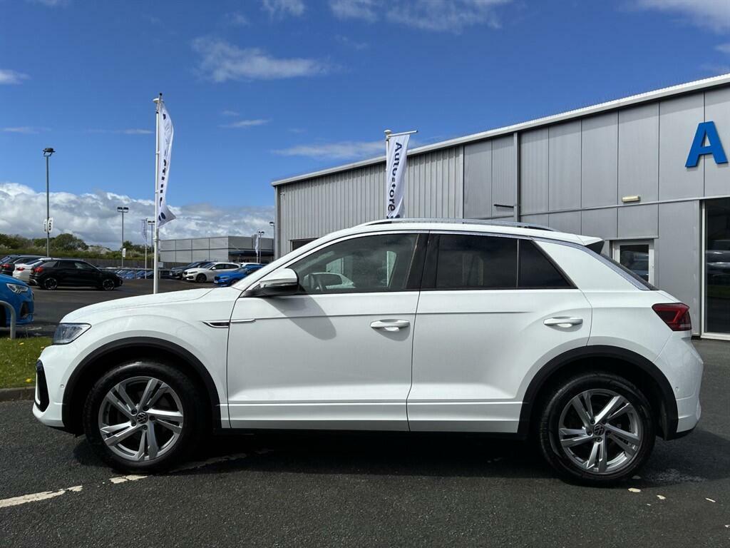 Volkswagen T-Roc 1.5 Tsi R-line Dsg Euro 6 Ss BV72RYA White #3