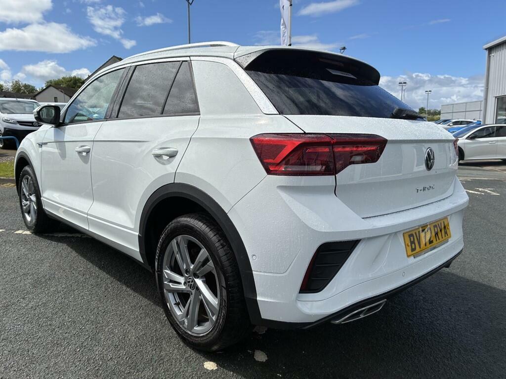 Volkswagen T-Roc 1.5 Tsi R-line Dsg Euro 6 Ss BV72RYA White #4