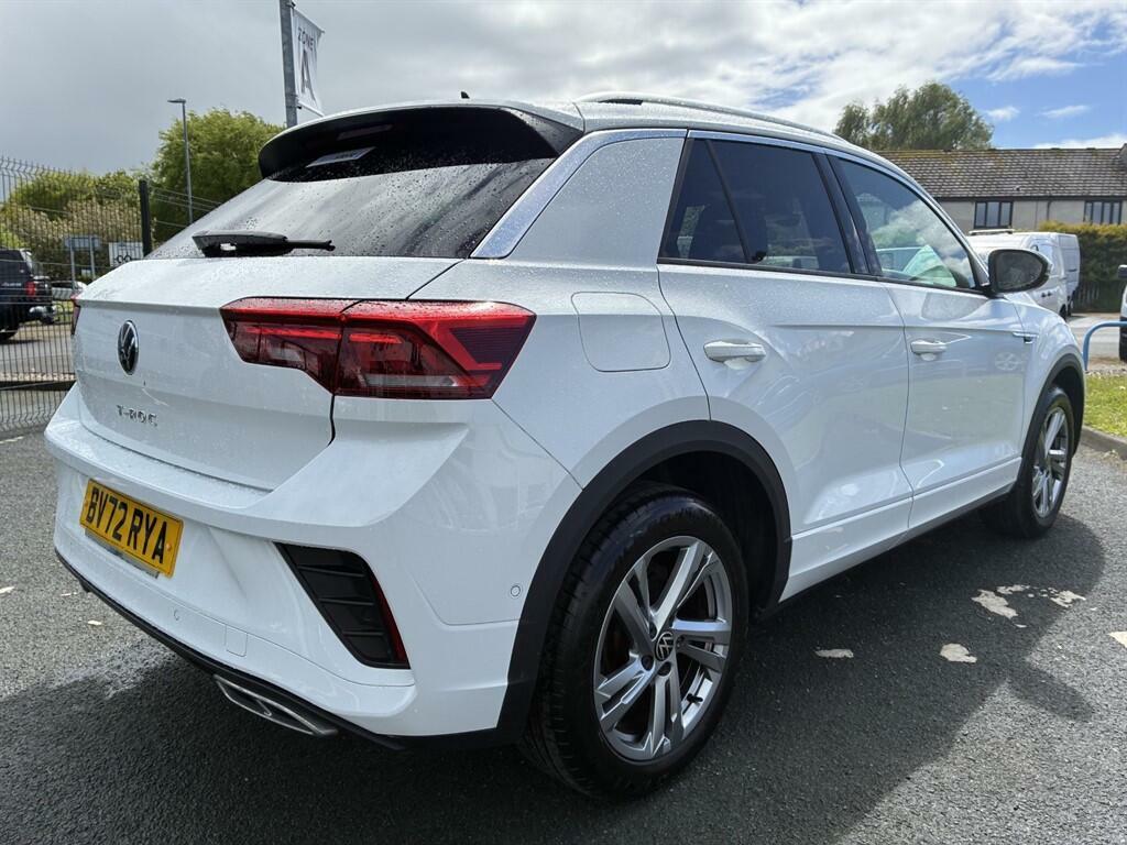 Volkswagen T-Roc 1.5 Tsi R-line Dsg Euro 6 Ss BV72RYA White #6