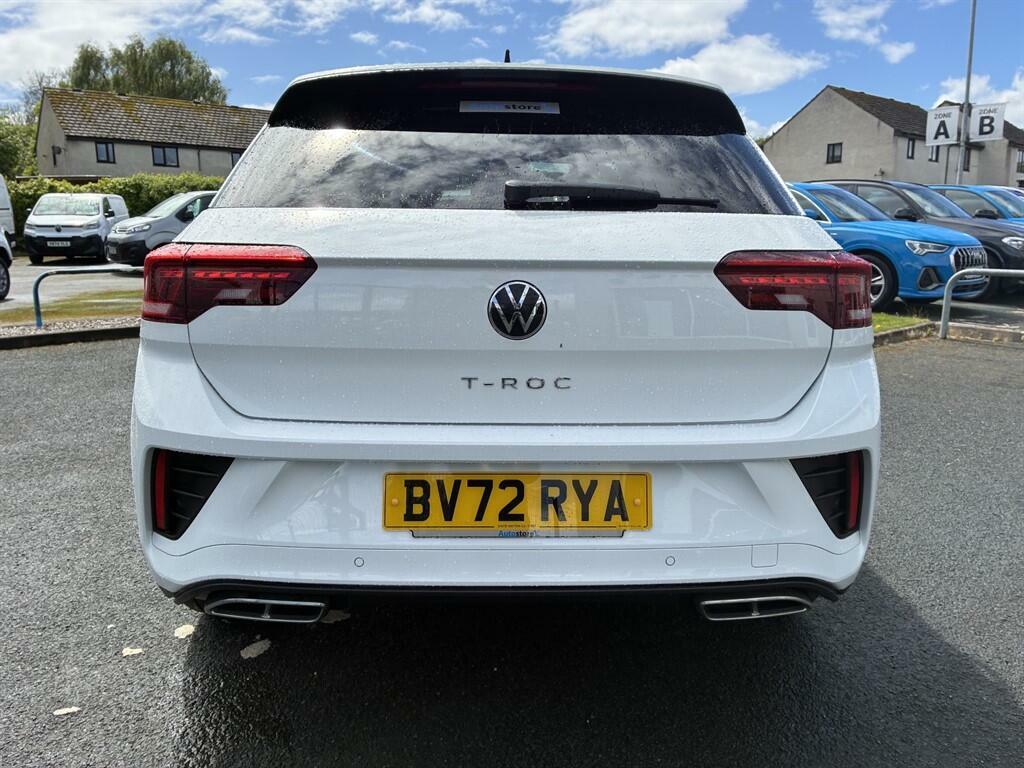 Volkswagen T-Roc 1.5 Tsi R-line Dsg Euro 6 Ss BV72RYA White #5