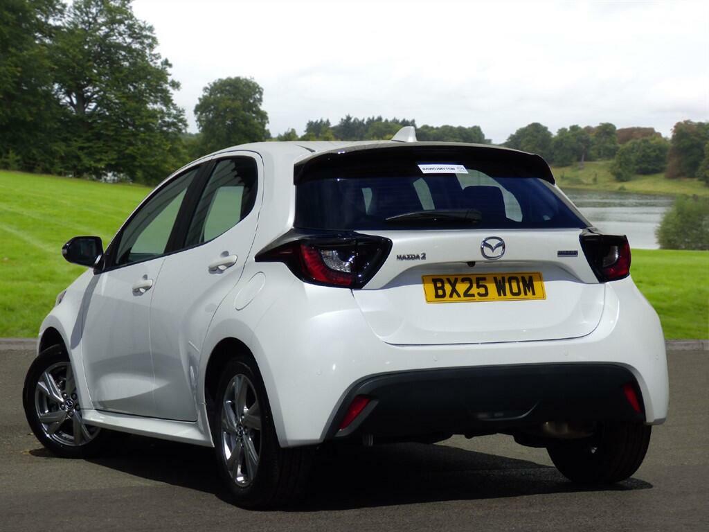Mazda 2 1.5H Exclusive-line Cvt Euro 6 Ss BX25WOM White #4