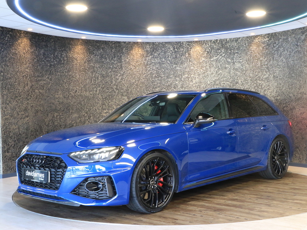 Audi RS4 Avant Tfsi V6 Carbon Black YD73CYX Blue #3