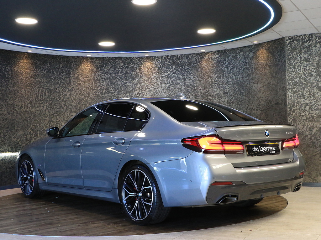 BMW 5 Series 520D Mht M Sport HJ23OCD Grey #5
