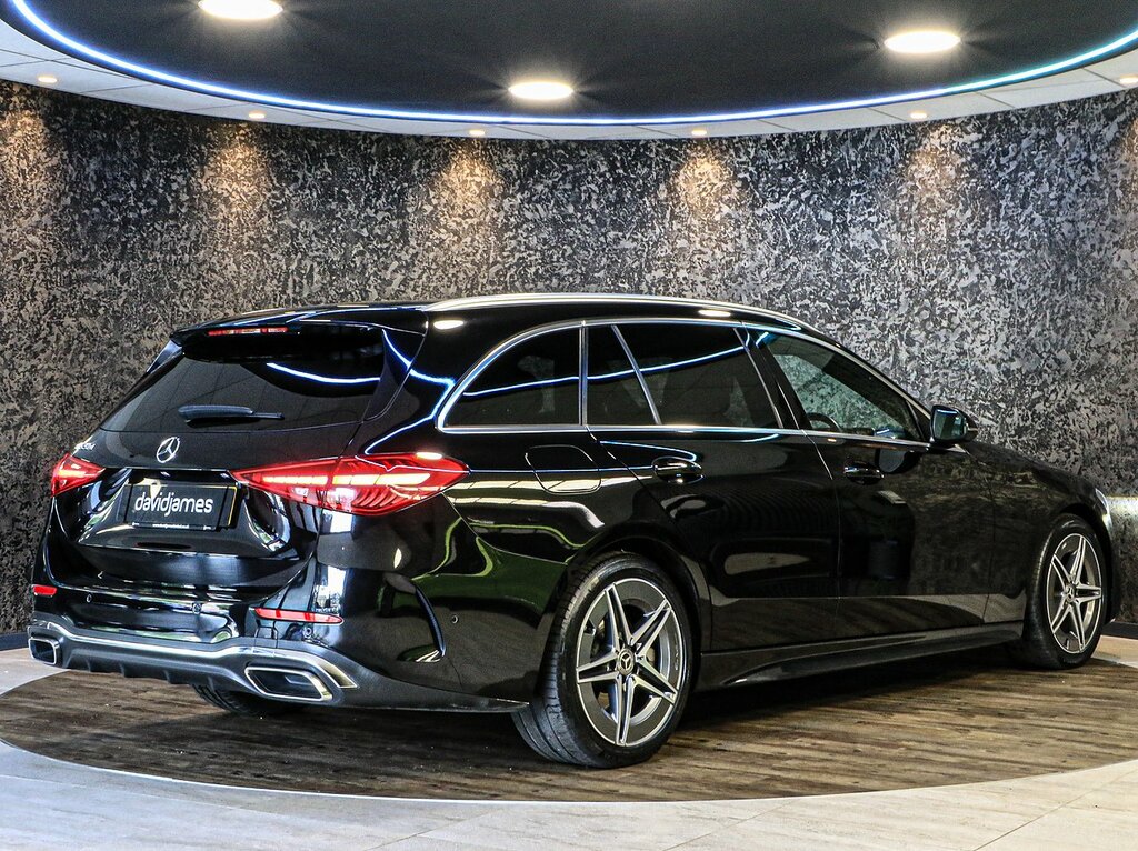 Mercedes-Benz C Class C220dh Mhev Amg Line KM73JRU Black #3
