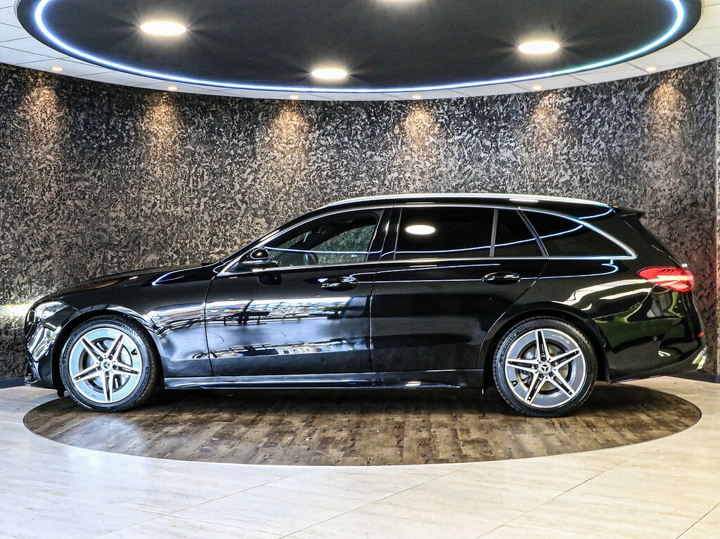 Mercedes-Benz C Class C220dh Mhev Amg Line KM73JRU Black #6