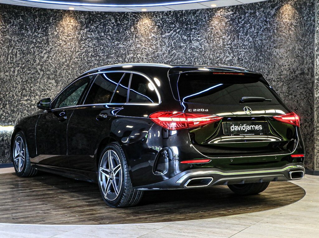 Mercedes-Benz C Class C220dh Mhev Amg Line KM73JRU Black #5