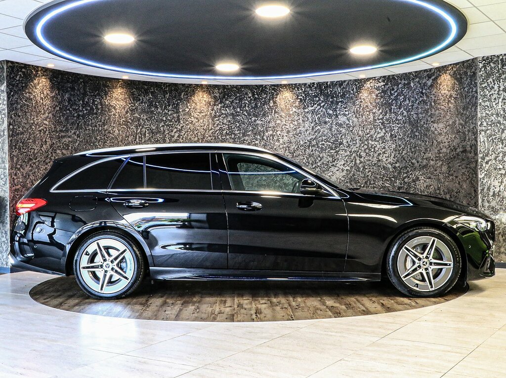 Mercedes-Benz C Class C220dh Mhev Amg Line KM73JRU Black #2