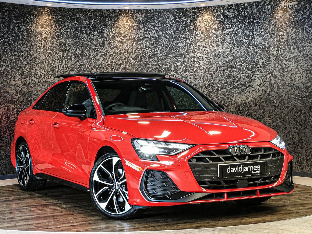 Audi A3 Tfsi Black Edition Red