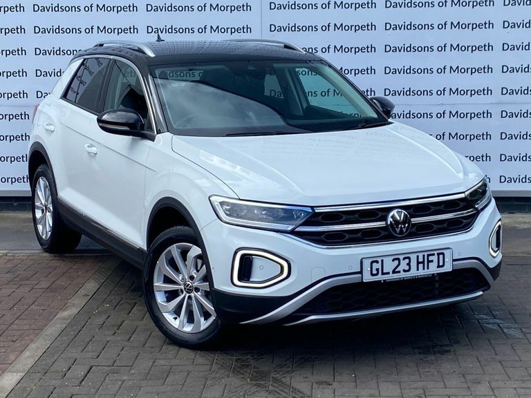 Volkswagen T-Roc 1.5 Tsi Style Suv Dsg Euro 6 Ss 150 White