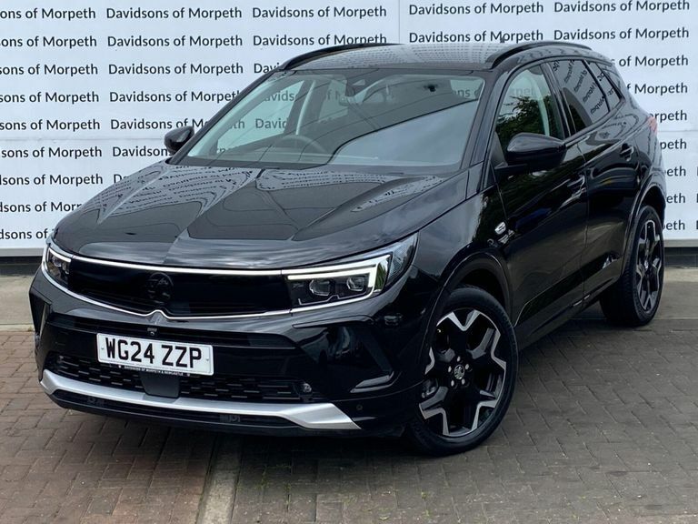 Vauxhall Grandland 1.2 Ultimate Suv Hybrid E-dct Euro 6 S WG24ZZP Black #3