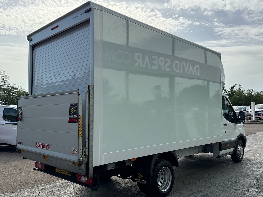 Ford Transit Custom 130Ps 350 Ecoblue Leader Luton 4.2M Drw L4 Euro 6 FE23XSD White #2