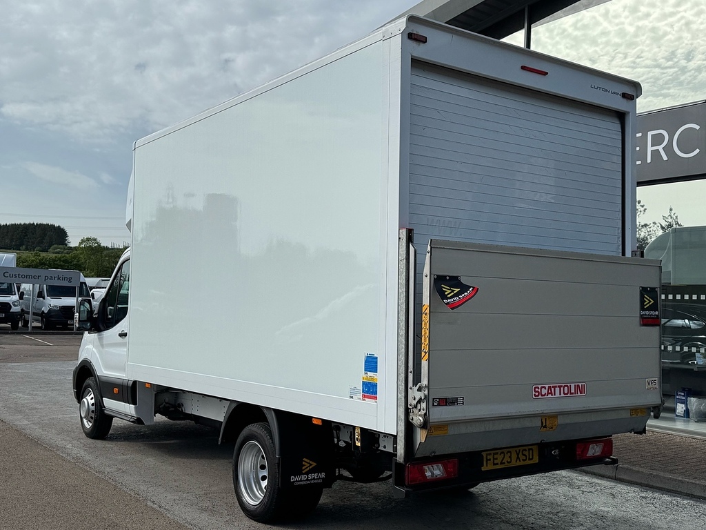 Ford Transit Custom 130Ps 350 Ecoblue Leader Luton 4.2M Drw L4 Euro 6 FE23XSD White #4