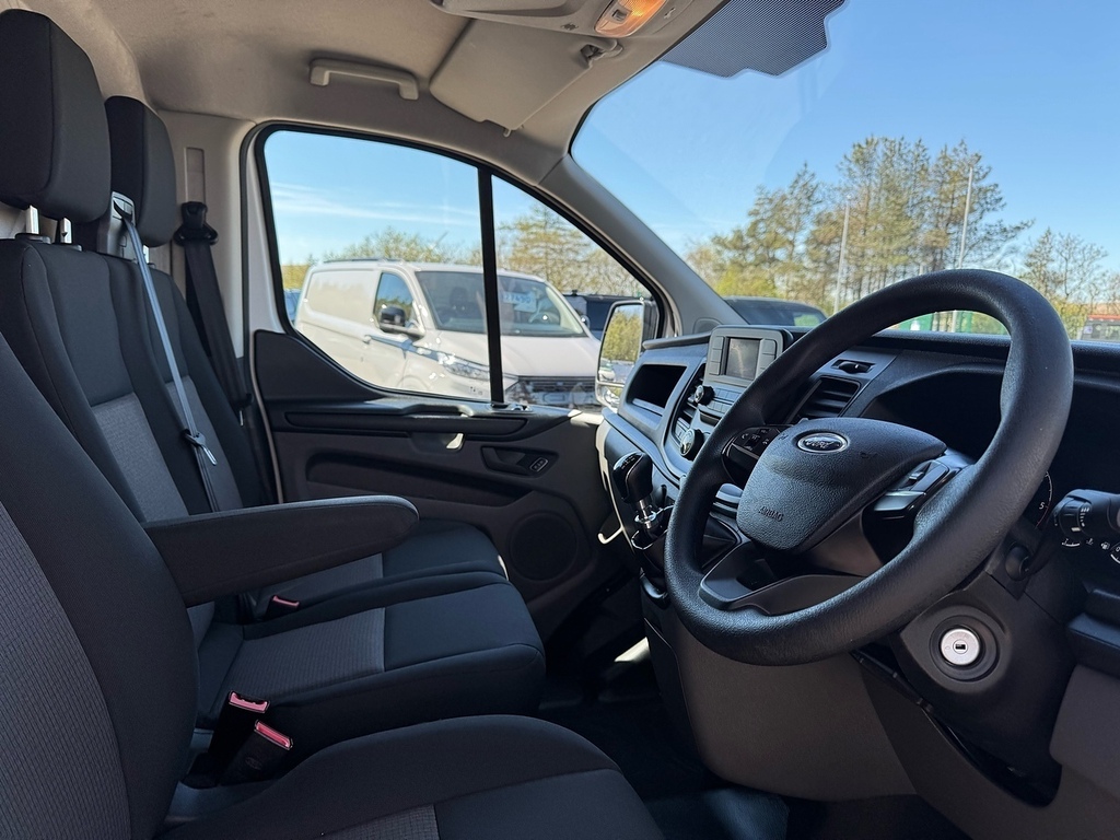 Ford Transit Custom 300 Ecoblue Leader 130Ps High Roof With Deadlocks, WN71MRO White #5