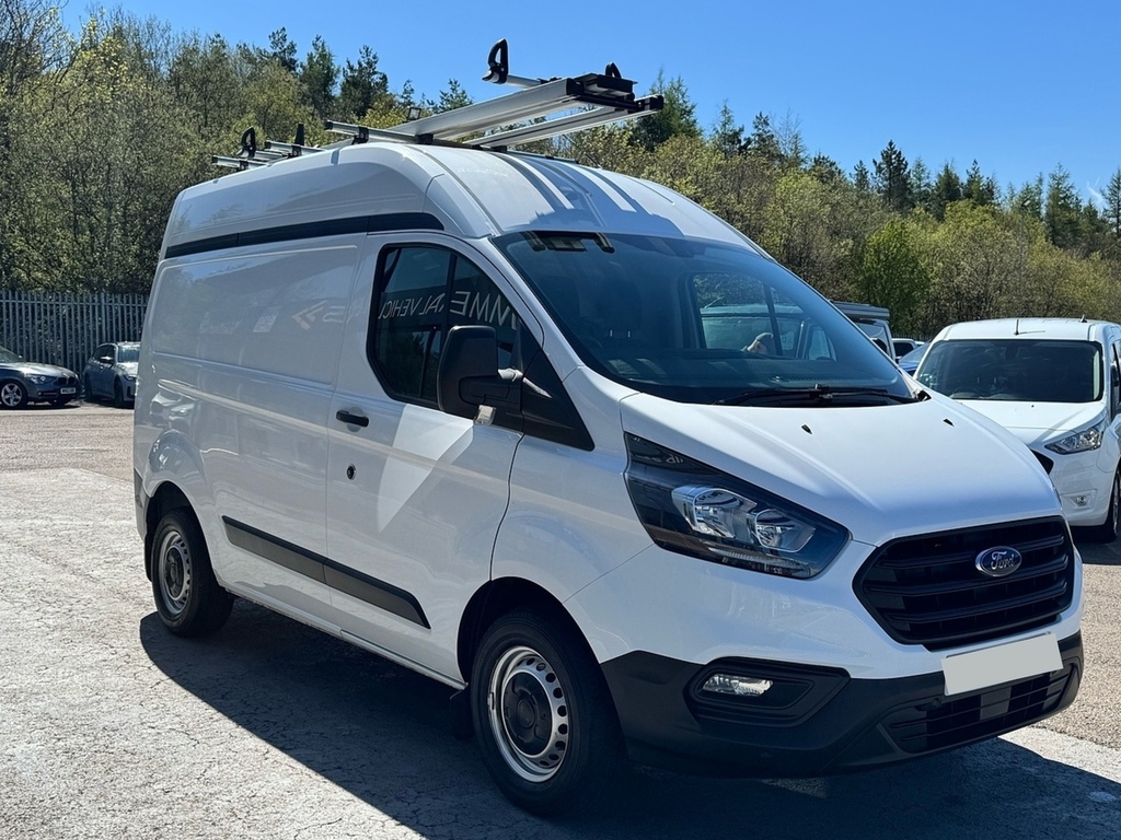 Ford Transit Custom 300 Ecoblue Leader 130Ps High Roof With Deadlocks, WN71MRO White #3
