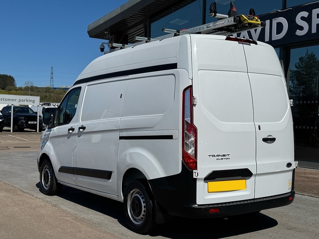Ford Transit Custom 300 Ecoblue Leader 130Ps High Roof With Deadlocks, WN71MRO White #4